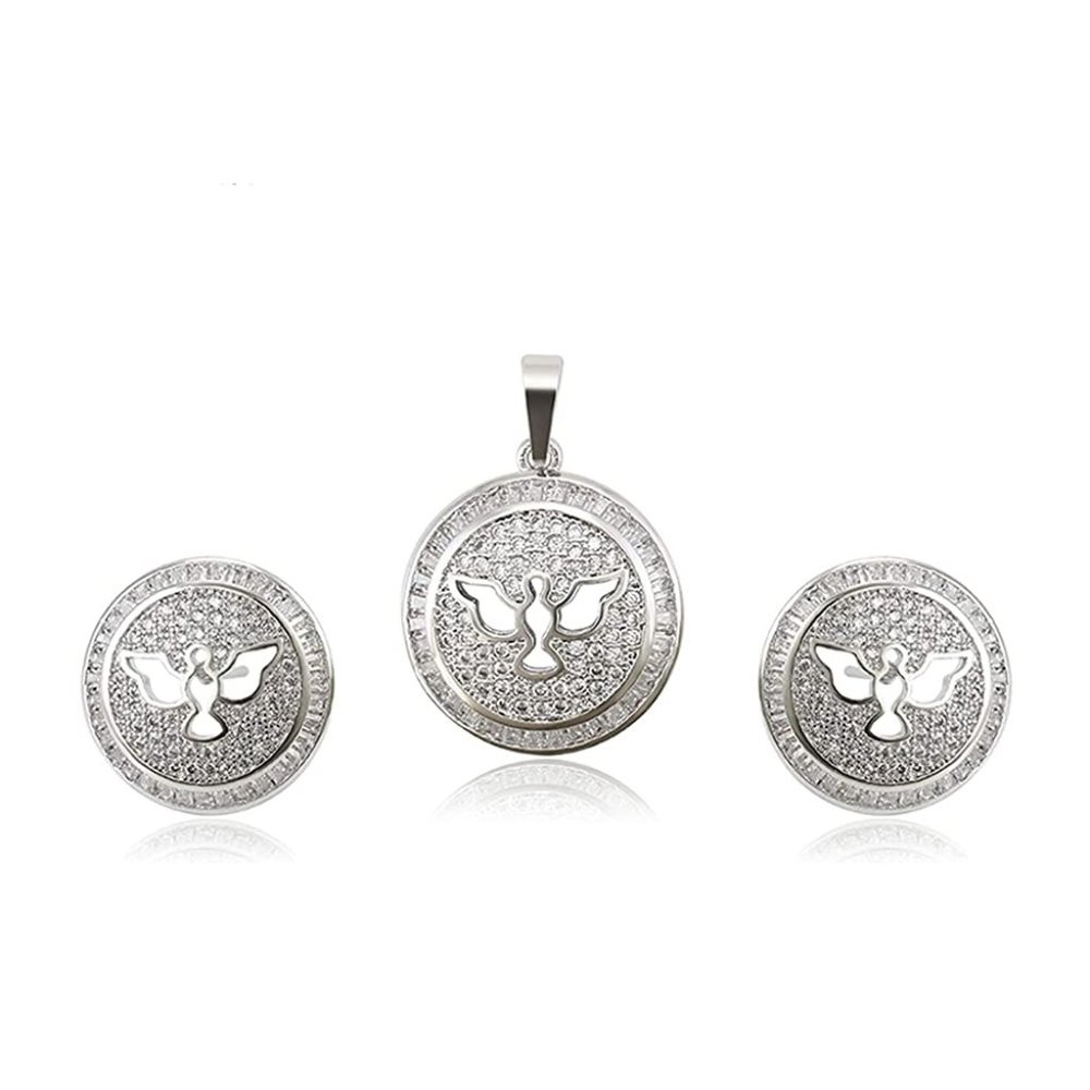 Charles Delon Pendant Earrings Jewelry Set - Picture 1 of 3